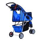 Cochecito plegable PawHut para mascotas color Azul, , large image number null