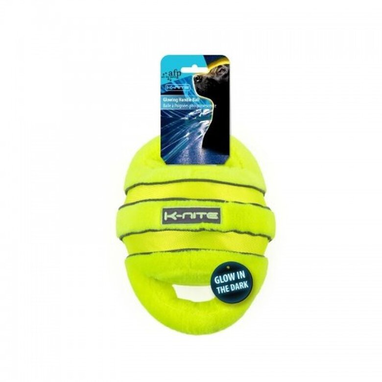 All for paws pelota con asas fluor para perros, , large image number null