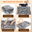 Nobleza Cama Para Perro Grande, Colchoneta Para Perros, Cojín Suave Para Gatos Y Perros, Colchón Perro Grande Lavable Antideslizante, 100x66x13cm, Gris Claro, , large indicador imagen numero 2