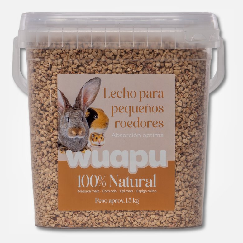 WUAPU LECHO MAIZ ROEDORES 1,5KG, , large image number null