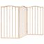 vidaXL Puerta para perros plegable 3 paneles madera de álamo 150 cm, , large indicador imagen numero 1