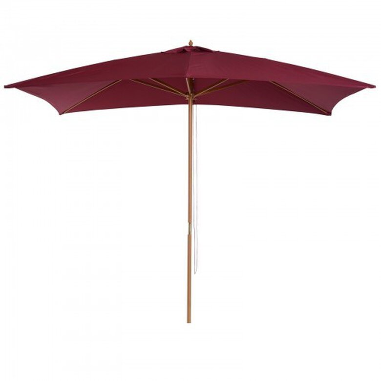 Sombrilla tipo parasol Outsunny color Vino, , large image number null