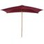 Sombrilla tipo parasol Outsunny color Vino, , large indicador imagen numero 1