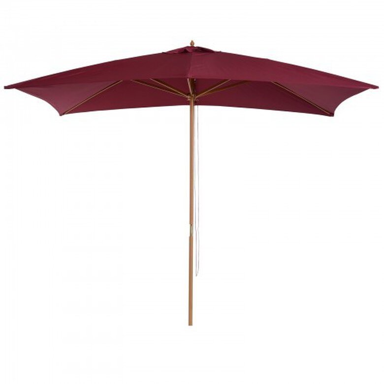 Sombrilla tipo parasol Outsunny color Vino, , large image number null
