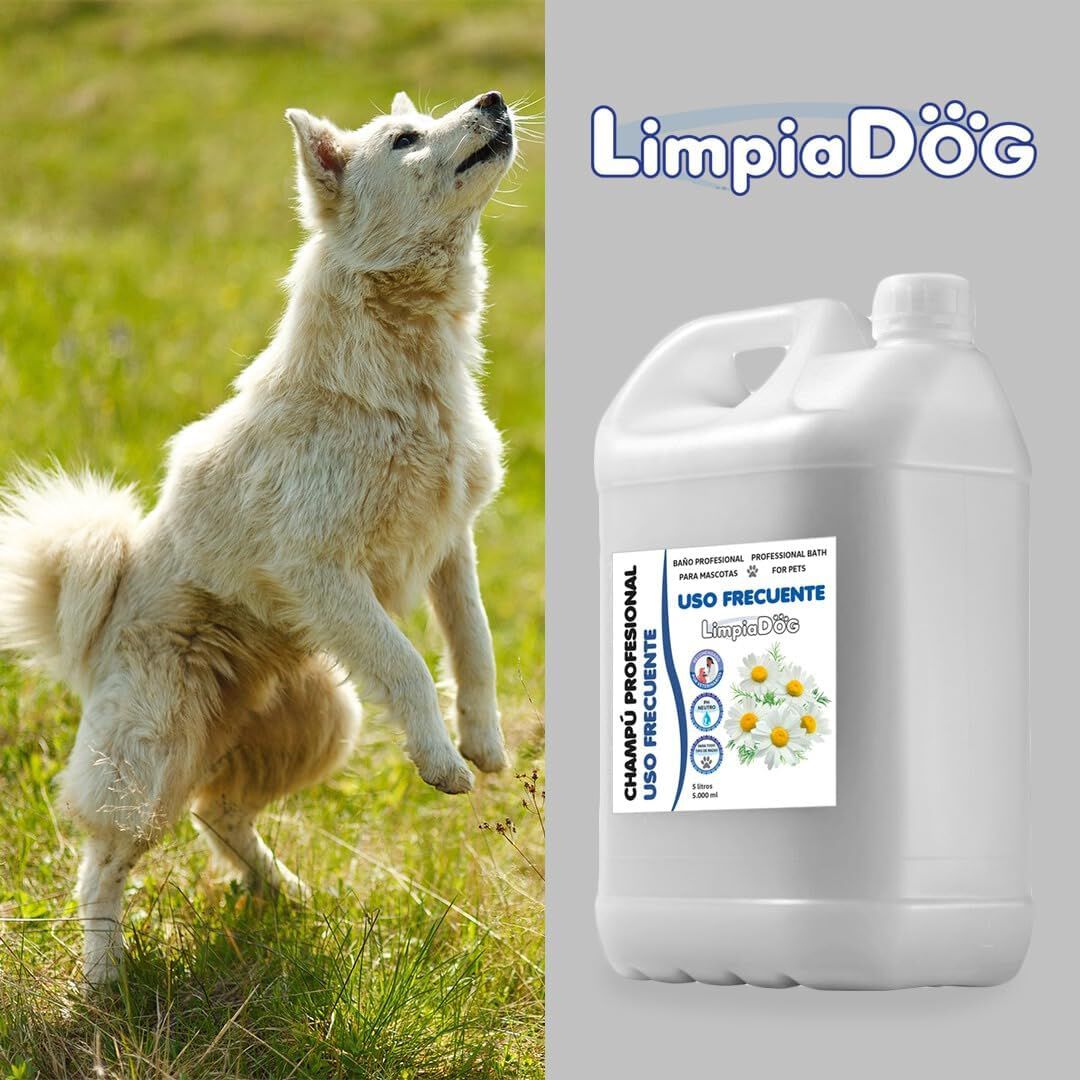 LIMPIADOG Champu para Perros Pelo Muy Sucio Uso frecuente 5 Litros, , large Imagen numero 3