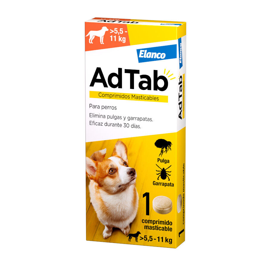 AdTab Comprimidos Masticables Antiparasitarios para perros, , large Imagen numero 1