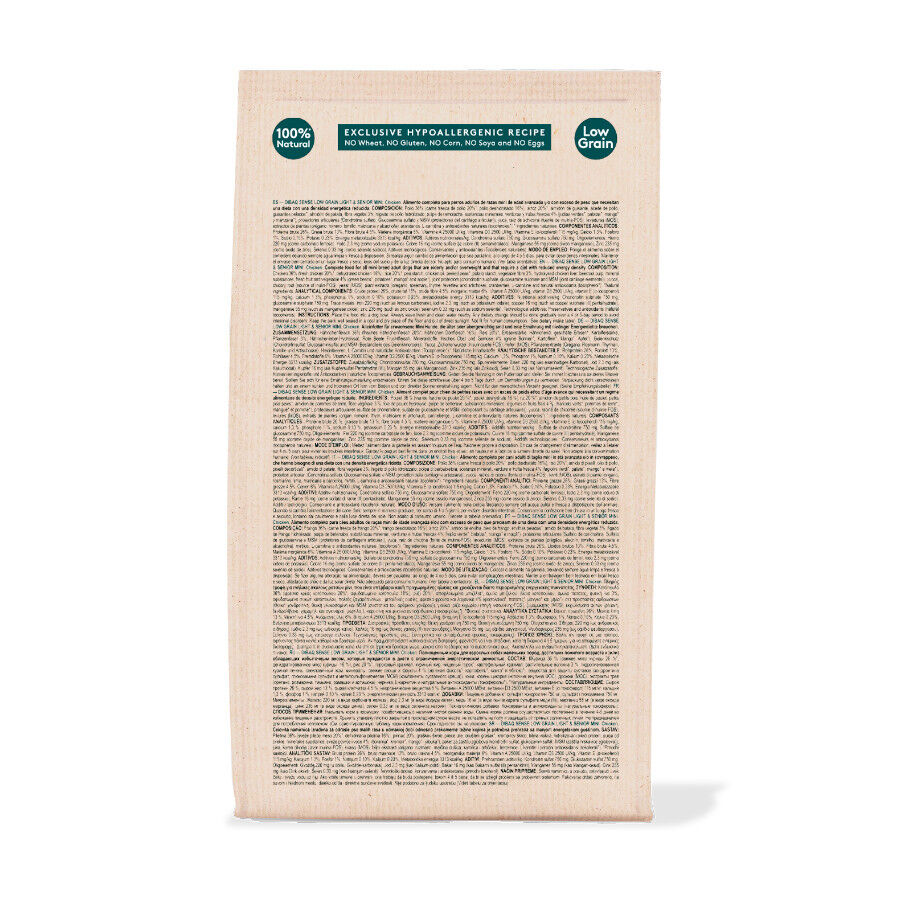 2 kg Dibaq Sense Low Grain Light & Senior Mini Pollo Pienso para perros, , large Imagen numero 7