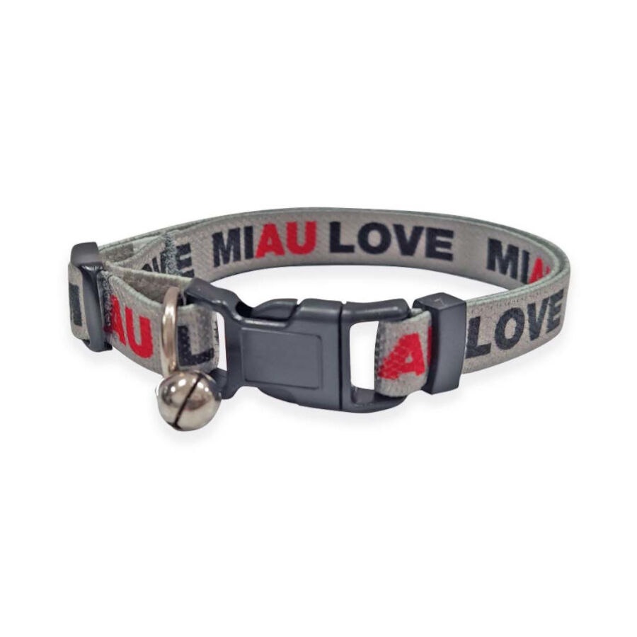 Outech I Love My Cat Collar con Estampado para gatos, , large Imagen numero 1