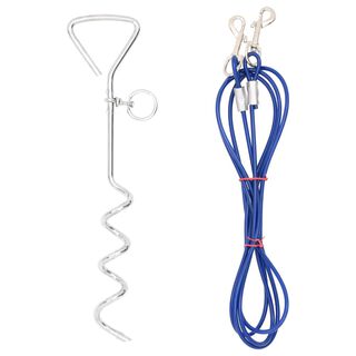 Vidaxl Cable De Amarre Con Estaca De Tierra para perros