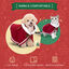 Nobleza-Ropa Navideña para Perro,Traje De Navidad Perro,Capa y Sombrero de Navidad para Perro Lindo Traje,Adecuado para Navidad, Fiesta, Cumpleaños.L-45CM, , large indicador imagen numero 3