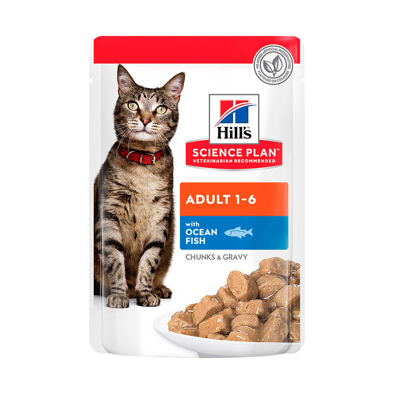 Hill's Adult Science Plan Pescado sobre para gatos , , large image number null