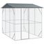 vidaXL Aviario de acero gris antracita 210x227x247 cm, , large indicador imagen numero 3
