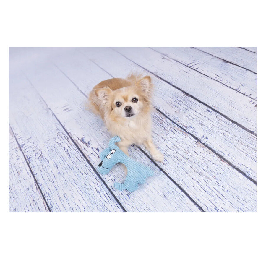 Flamingo Perro de Peluche Azul para perros thumbnail