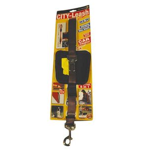 Correa multifuncional Control City para perros color Negro