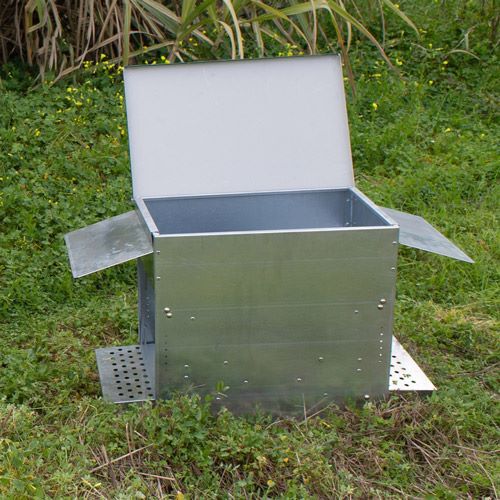 Tolva de apertura mecanica "Jerry" 64L - CON VISERA, , large Imagen numero 4