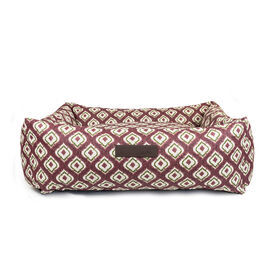 Ladran Gaucho Cama burdeos impermeable Ikat para perro