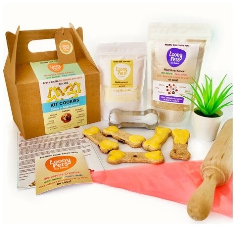 Loonypets kit de repostería canina cookies para perros, , large image number null
