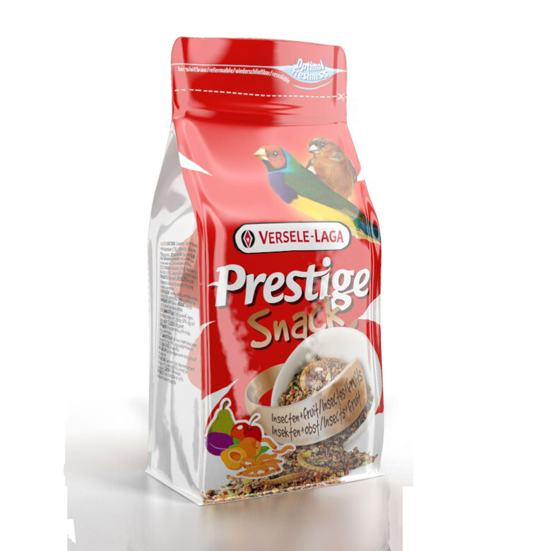 125 g Versele-Laga Prestige Snack Insectos y Frutas para aves