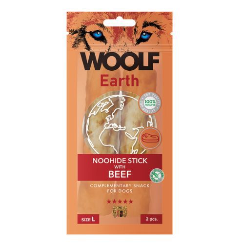 Woolf Earth Noohide L Barrita con Ternera, , large Imagen numero 1