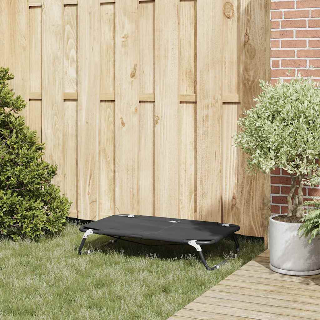 vidaXL Cama para Perros Plegable Sof&aacute; Silla Tela Oxford y Acero Gris Antracita, , large Imagen numero 3