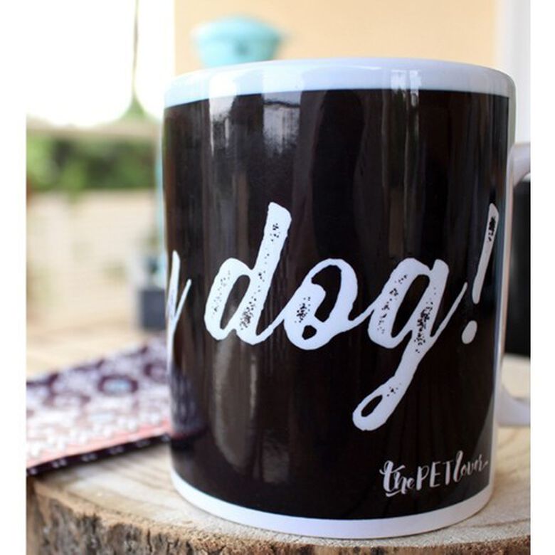 Taza Love my dog color Negro thumbnail