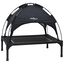 vidaXL Cama para Perros con Dosel Sofá Silla Tela Oxford y Acero Negro, , large indicador imagen numero 5