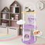 COSTWAY Árbol para Gatos Multinivel, Torre de Gato Grande de 158 CM con Marco de Metal, Perchero Superior, Plataformas para Saltar, Condominio y Túnel, Centro de Actividades Moderno para Gatos en Interior, , large indicador imagen numero 5