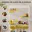 PawHut Jaula para Animales Blanco, , large indicador imagen numero 9