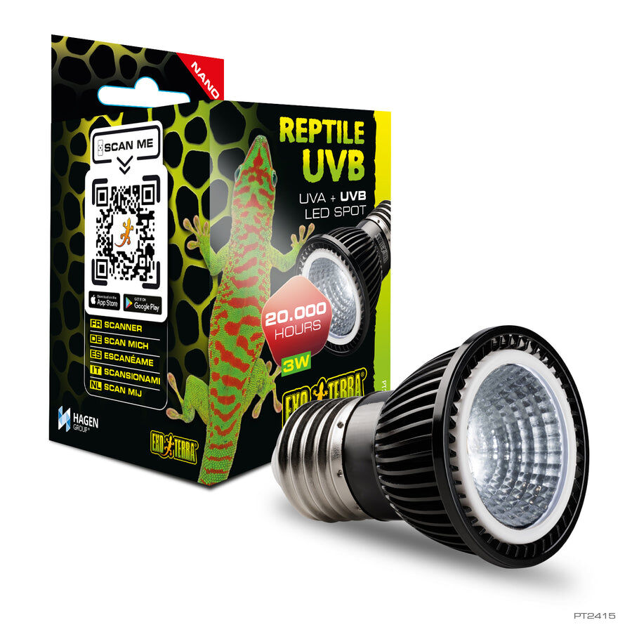 Exo Terra Bombilla Spot LED UVB 3W, , large Imagen numero 2