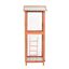 Vidaxl jaula con puerta frontal de madera maciza para pájaros, , large indicador imagen numero 4