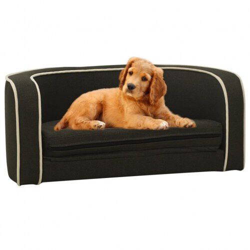 Vidaxl sof&aacute; plegable gris oscuro para perros, , large Imagen numero 5