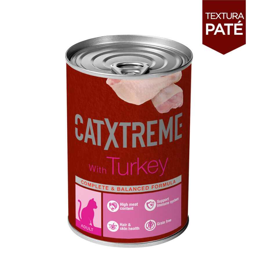 Catxtreme Pavo en paté lata para gatos thumbnail