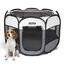 Nobleza - Parque Plegable para Perros, Portátil Parque para Perros, Impermeable Parque de Juego de Tela Oxford, Jaula Octagonal para Cachorros, Gatos, Perros, Conejos, 92x92x58cm, , large indicador imagen numero 6