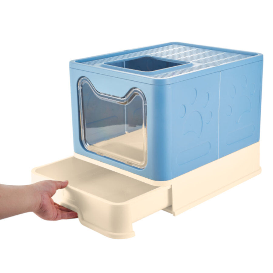 Freedog LumoBox Arenero Plegable Dusty Azul para gatos, , large Imagen numero 2