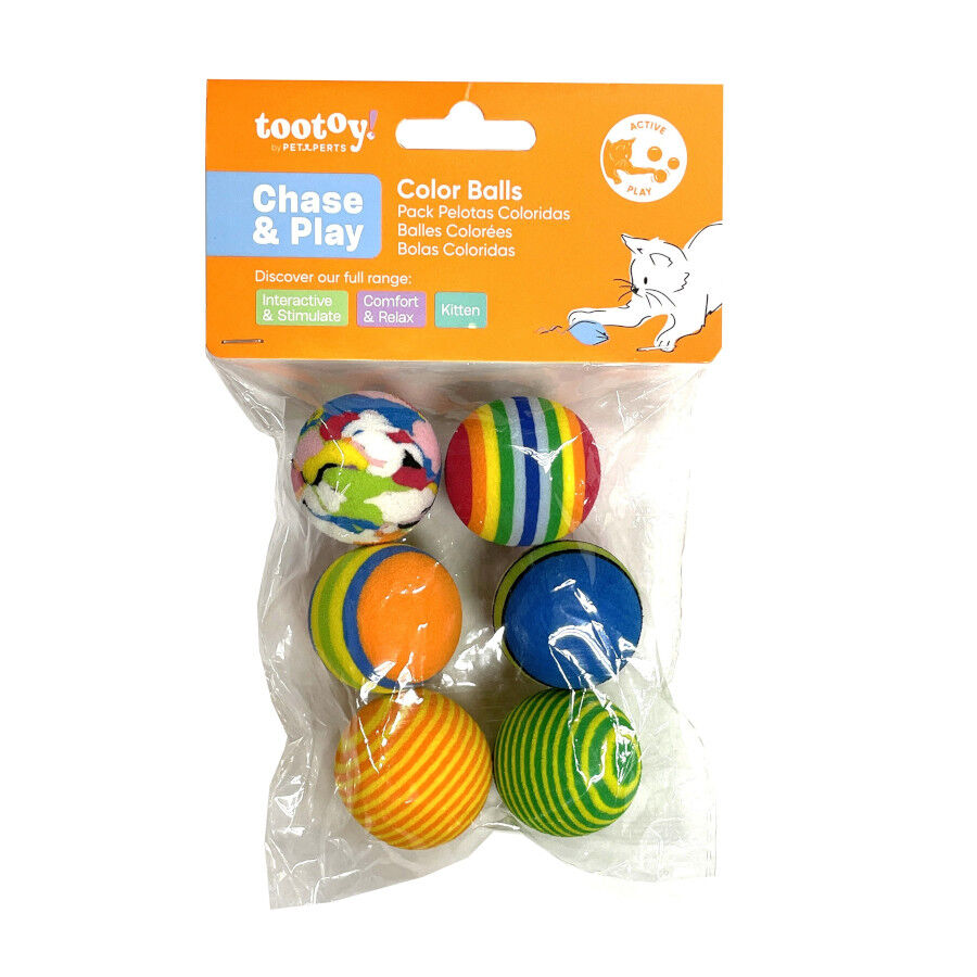 Tootoy! Pelotas de Colores para gatos, , large Imagen numero 6