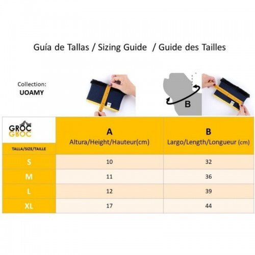 Bufanda Uoamy Reversible para perros color Azul Claro, , large Imagen numero 4