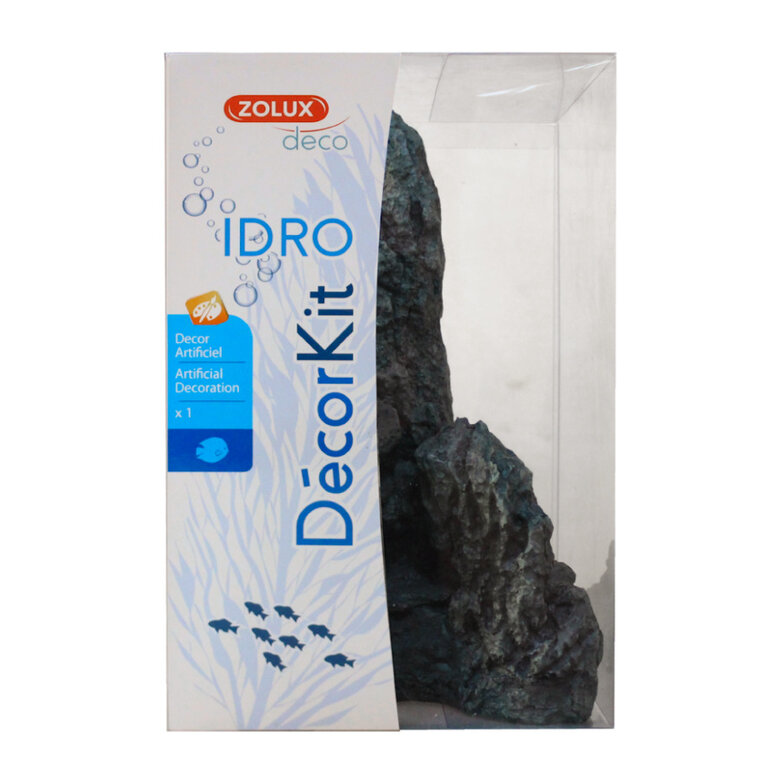 Zolux Idro Roca Negra Kit de Decoración para acuarios, , large image number null