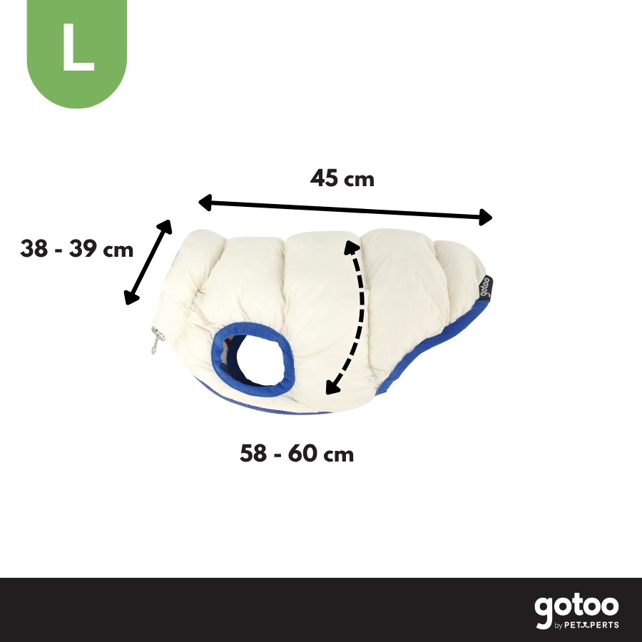 Goto Abrigo Reversible Acolchado para perros, , large Imagen numero 4