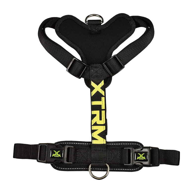 X-TRM Cronos Neon Flash Arnés Negro para perros, , large image number null