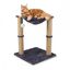 Árbol rascador para gatos | Con hamaca | 40 x 40 x 50 cm | Ligero | Resistente | Máx. 10 kg | Milo | Mobiclinic, , large indicador imagen numero 1