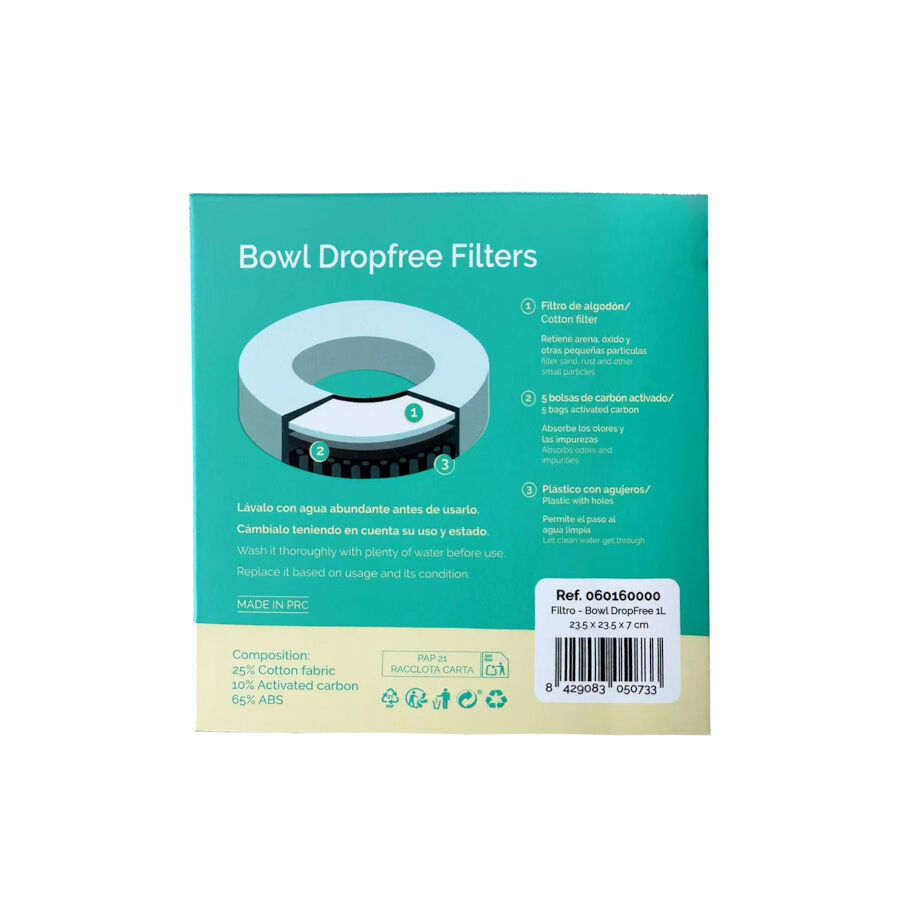 1L Freedog Drop Free Recambio de Filtro para Bebedero para perros y gatos, , large Imagen numero 3