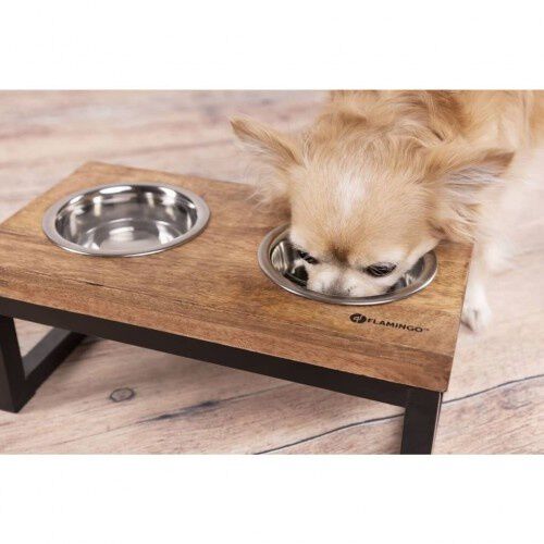 Flamingo tommy comedero con dos cuencos extra&iacute;bles para mascotas, , large Imagen numero 3