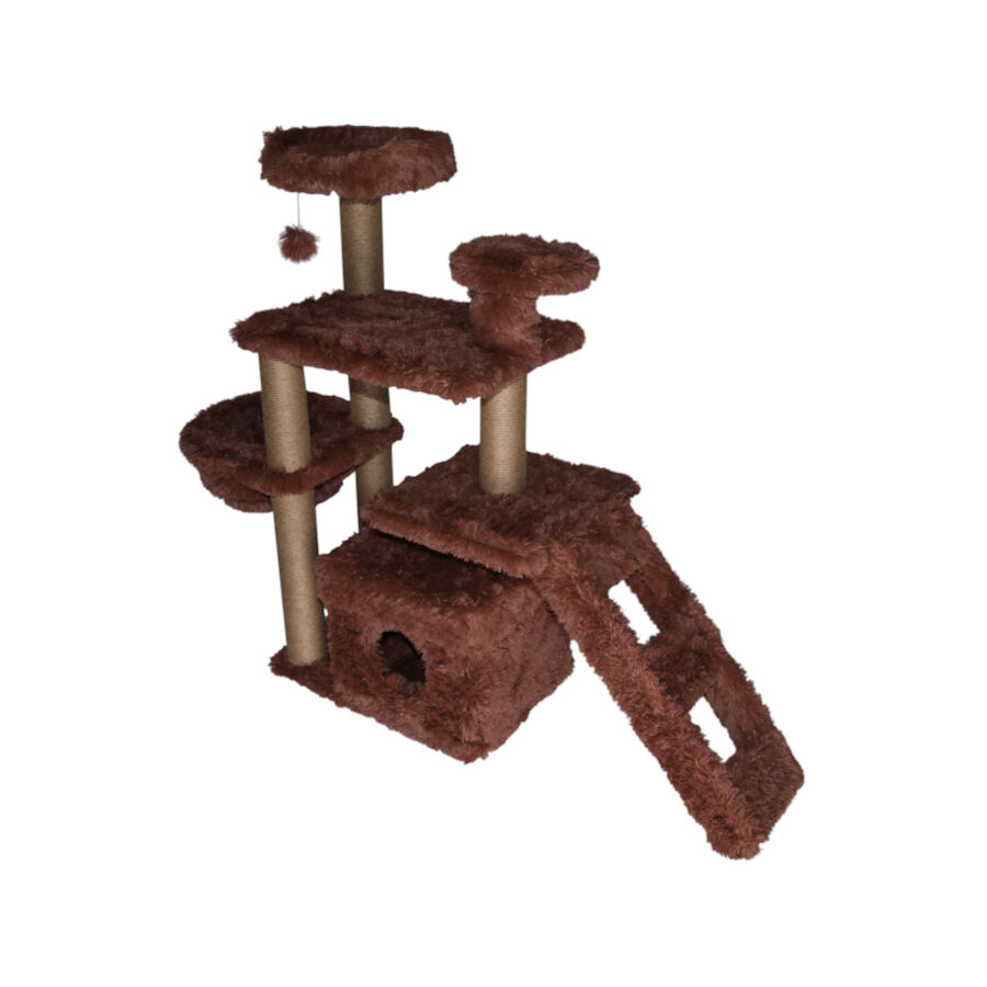 Catshion Maui &Aacute;rbol Rascador con Cueva Canela para gatos, , large Imagen numero 1