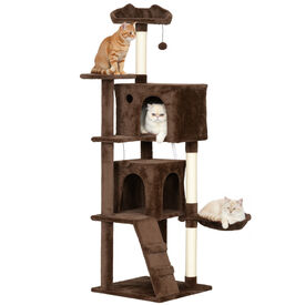PawHut Árbol para Gatos Marrón
