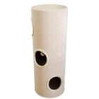Casita con rascador para gatos color Beige, , large image number null
