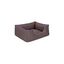 WUAPU CAMA RECT. SERIE BEGUR 60x50x12 MARRON, , large indicador imagen numero 2