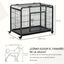 Jaula PawHut de Metal para Perros Plegable con Ruedas y color Gris, , large indicador imagen numero 2