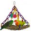 Juguete trapecio colgante para loros color variado, , large indicador imagen numero 1
