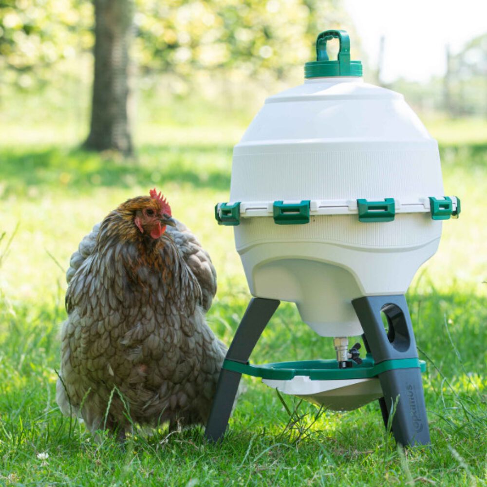 FINCA CASAREJO Bebedero Sif&oacute;nico para Aves (25L) - Bebedero con Patas para Gallinas de Pl&aacute;stico Resistente - F&aacute;cil Recarga - Cierre Seguro y Herm&eacute;tico, , large Imagen numero 3