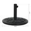 Outsunny Base de Sombrilla Peso 13 kg Soporte para Parasol Redondo de HDPE y Cemento para Poste de Paraguas de Ø35/38/48 mm para Terraza Patio Jardín Playa Ø48x34 cm Negro, , large indicador imagen numero 3